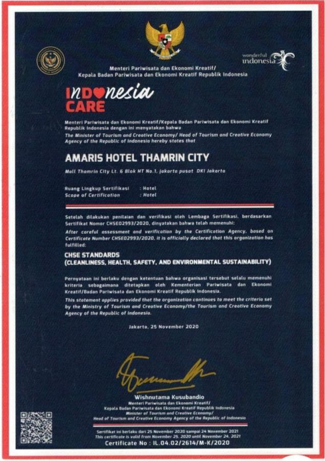 Amaris Hotel Thamrin City Jacarta Exterior foto